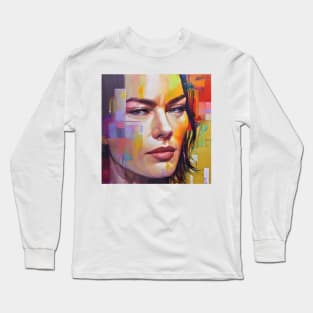 Portrait  of Lena Long Sleeve T-Shirt